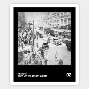 Turn On The Bright Lights || Vintage Pantone Magnet